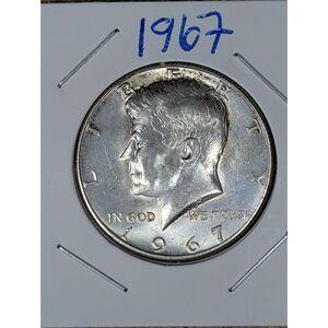 1967 Kennedy Half Dollar – 40% Silver – Circulated